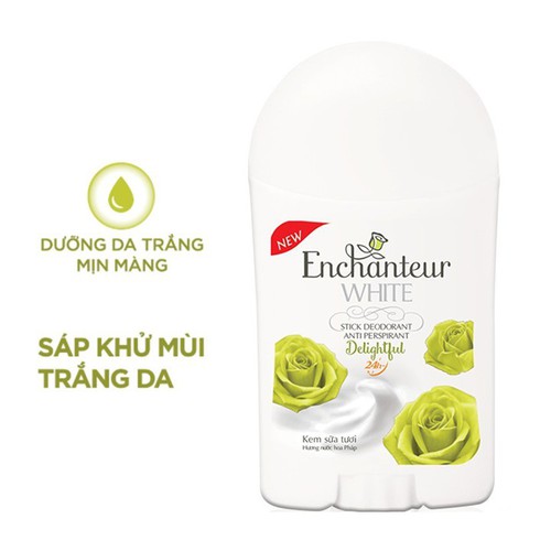 Sáp khử mùi trắng da Enchanteur White Delightful