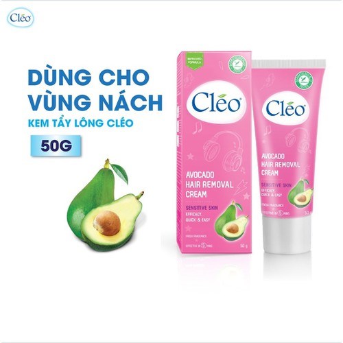 Kem tẩy lông Cleo dành cho da nhạy cảm