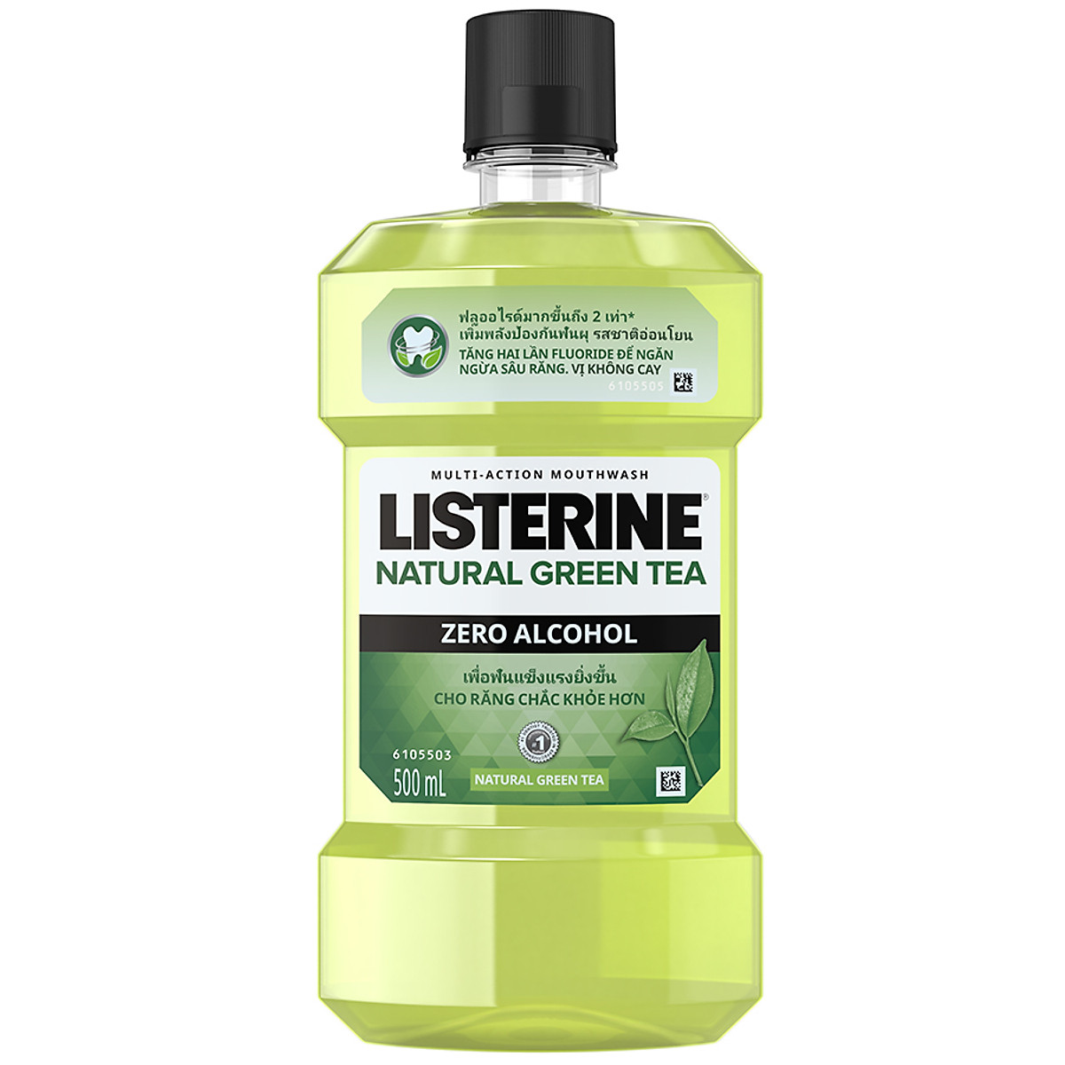 Nước súc miệng trà xanh ngừa sâu răng Listerine