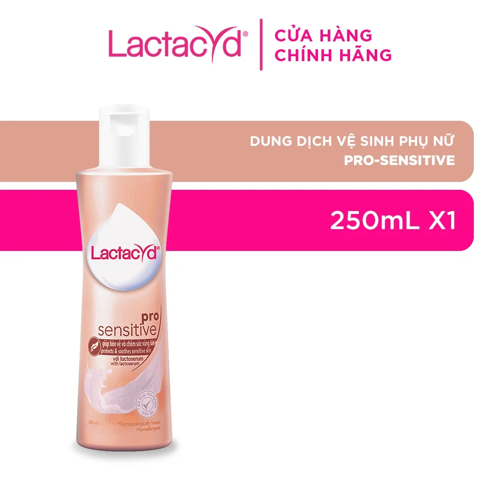Dung dịch vệ sinh phụ nữ cho da nhạy cảm Lactacyd Pro Sensitive