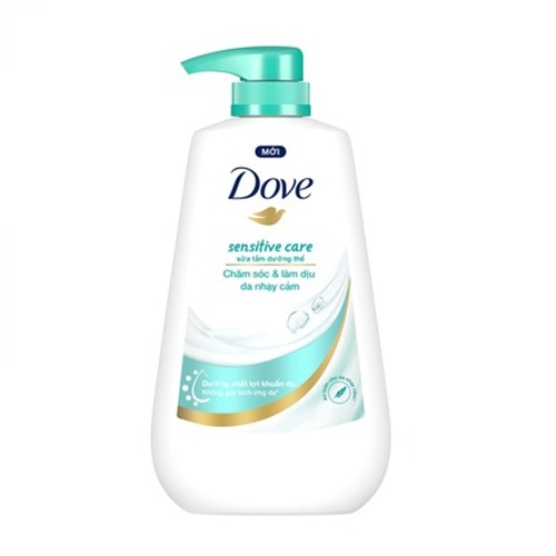 Sữa tắm dưỡng thể Dove Sensitive Care Chăm sóc & Làm dịu da nhạy cảm