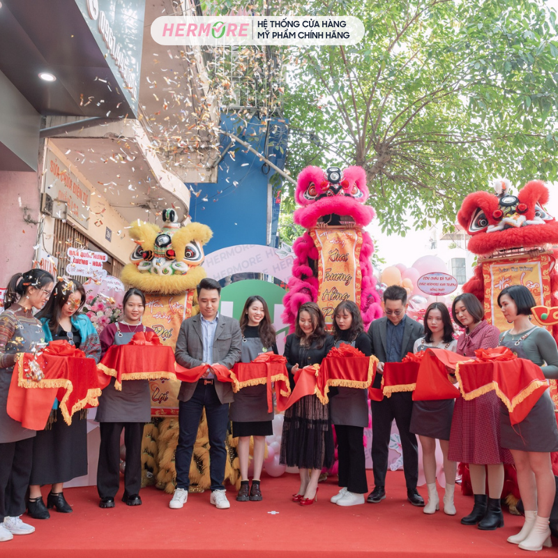 HERMORE COSMETIC KHAI TRƯƠNG CHI NHÁNH ĐẦU TIÊN TẠI 396 TRẦN THÀNH NGỌ