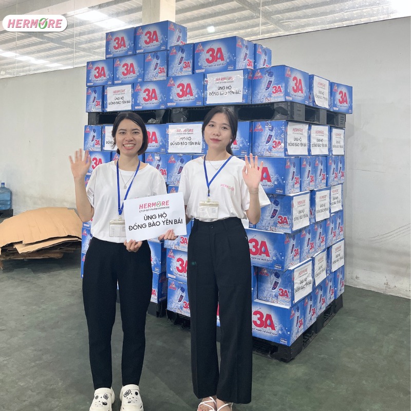 HERMORE COSMETIC – CÙNG YÊN BÁI VƯỢT LŨ: LAN TỎA YÊU THƯƠNG, CHIA SẺ KHÓ KHĂN